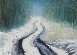 Czeslaw Gorski - Landschaft - Winter 1 - Ölgemälde